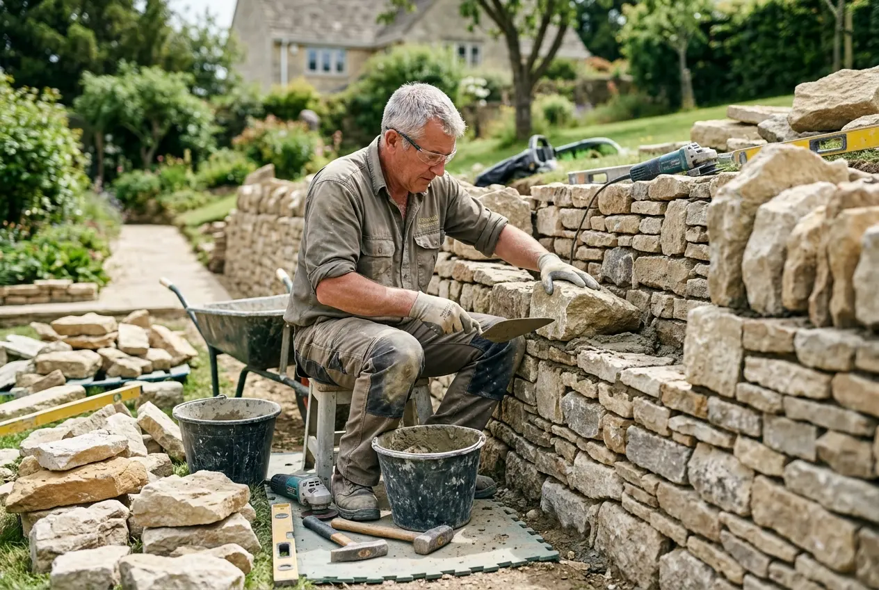 Stone Wall Construction